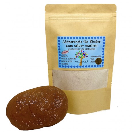 NATUURMA© Glitzerspielknete zum selber machen Knete Тесто для лепки с блестками