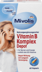Mivolis Vitamin B Komplex Depot Комплекс Витамина B в капсулах, 60 шт.