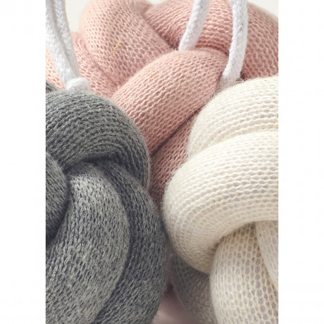 nordic coast company Babyrassel Baby Rassel Set Knoten Rasseln Детская погремушка Детская погремушка Набор погремушек с узлами