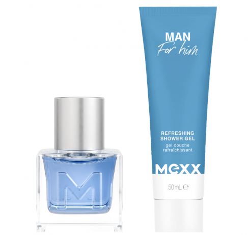 Mexx Man Set Eau de Toilette 30ml & Shower Gel 50ml, Mexx Man Set Туалетная вода 30 мл и гель для душа 50 мл
