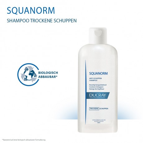 Ducray SQUANORM trockene Schuppen Kur-Shampoo SQUANORM шампунь против сухой перхоти