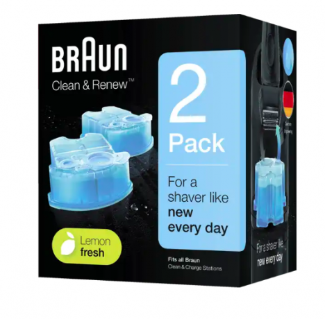 Braun Clean & Renew Reinigungskartuschen Lemon Fresh 2 x 170 ml
