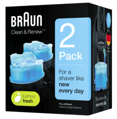 Braun Clean &amp; Renew Reinigungskartuschen Lemon Fresh 2 x 170 ml