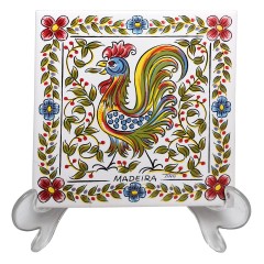 TINO MADEIRA, Тино Мадейра Керамическая Подставка под горячее "Барселуш" 15см х 15см 