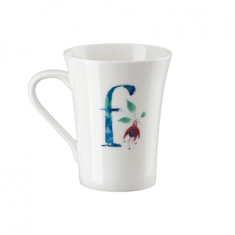 Hutschenreuther Hutschenreuther Flower Alphabet Becher mit Henkel F-Fuchsia 0,40 L Кружка Hutschenreuther Flower Alphabet с ручкой F-Fuchsia 0,40 л