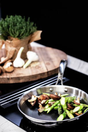 Elo Elo Bratpfanne RELIEF silber Сковорода Эло РЕЛЬЕФ