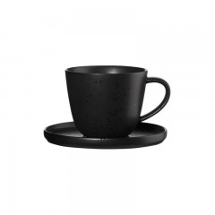 ASA SELECTION ASA Coppa Kuro Kaffeetasse mit Untertasse 0,25 L Кофейная чашка ASA Coppa Kuro с блюдцем 0,25 л