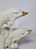 Белая фарфоровая фигурка с позолотой "Два дельфина" 11 x 13 см, Италия, 1970-80гг.