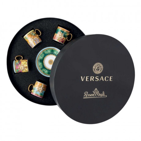 Rosenthal meets Versace Rosenthal Versace Jungle Animalier Espressotassen Set 6-tlg. 0,10 L / 12,5 cm Набор чашек для эспрессо Rosenthal Versace Jungle Animalier, 6 предм. 0,10 л / 12,5 см