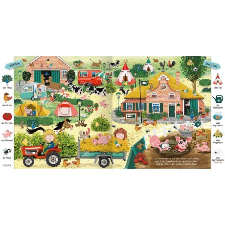 arsEdition Verlag Meine kunterbunte Wimmelwelt Мой пестрый мир скрытых предметов