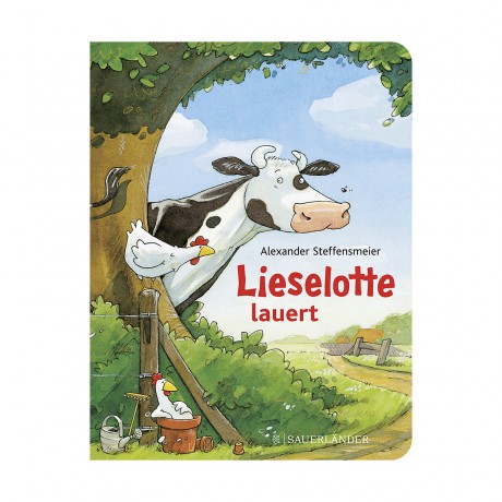Sauerlander Verlag Lieselotte lauert (Pappbilderbuch) Лизелотта скрывается (книга с картинками)