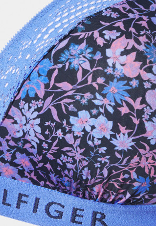 Tommy Hilfiger UNLINED CURVE Triangle bra blue  UNLINED CURVE Бюстгальтер с треугольными чашечками синий