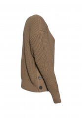 Tommy Hilfiger ORG BUTTON C-NK Jumper marrone КНОПКА ORG C-NK перемычки каштан