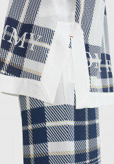 Tommy Hilfiger ICONS RELAXED FIT Button-down blouse icon branded l chk  ecru  p blue ICONS RELAXED FIT Блузка на пуговицах значок фирменный l chk ecru p синий