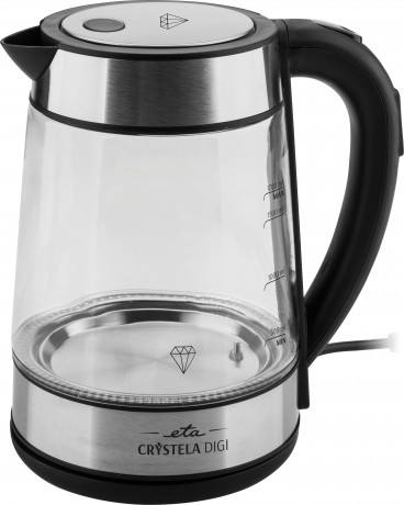 eta eta Wasserkocher CRYSTELLA Digi ETA715390000, 1,7 l, 2200 W, Einstellbarer Temperatur 50, 70, 80, 90, 100 °C  чайник ETA CRYSTELLA Digi ETA715390000, 1,7 л, 2200 Вт, регулировка температуры 50, 70, 80, 90, 100 °C