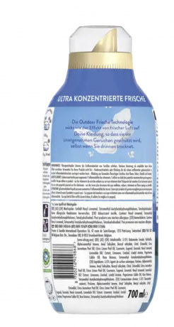 Lenor Weichspuler Konzentrat Luftfrisch Alpensee 50 WL, Кондиционер для стирки белья "Альпийская свежесть", 50 загрузок (700мл)