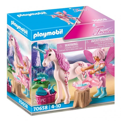PLAYMOBIL PLAYMOBIL 70658 Einhorn mit Pflege-Fee PLAYMOBIL 70658 единорог с феей заботы