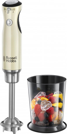 RUSSELL HOBBS RUSSELL HOBBS Stabmixer Retro Vintage Cream 25232-56 700W 2 Stufen Messbecher  Погружной блендер RUSSELL HOBBS Retro Vintage Cream 25232-56 700 Вт, мерный стакан, 2 уровня