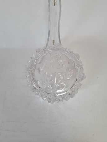 Пепельница винтажная Anker Hocking, хрусталь, 5 х 13 см, Германия, 1960-70гг.