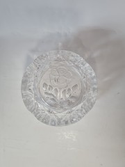 Пепельница винтажная Anker Hocking, хрусталь, 5 х 13 см, Германия, 1960-70гг.