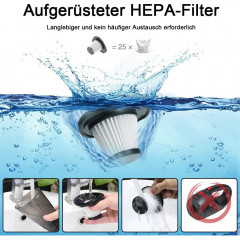 zggzerg zggzerg Akku-Handstaubsauger Akku Handstaubsauger, 4 in 1 Handstaubsauger Laden mit USB  Беспроводной ручной пылесос zggzerg, ручной пылесос с аккумулятором, ручной пылесос 4 в 1 с зарядкой через USB