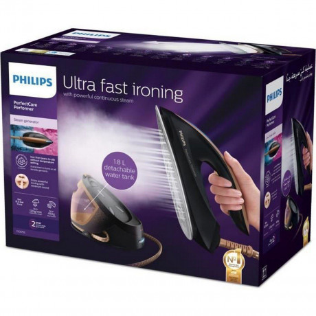 Philips Philips Dampfbugeleisen Dampfbugelstation mit Wassertank Dampfbugeleisen Philips GC875580 2500  Паровой утюг Philips паровой утюг с резервуаром для воды Philips GC875580 2500