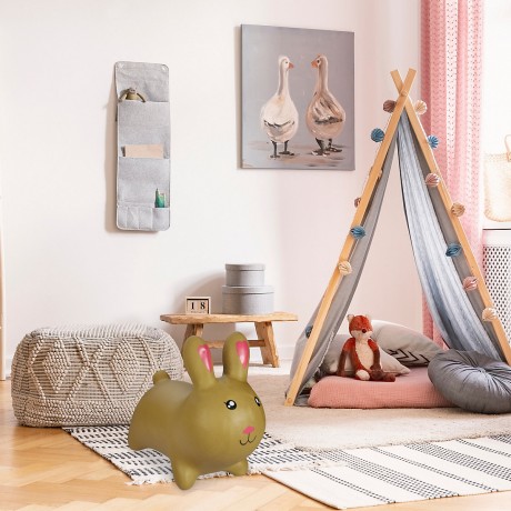 relaxdays Hupftier Hase hellbraun Копытный кролик светло-коричневый