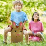relaxdays Hupftier Hase hellbraun Копытный кролик светло-коричневый