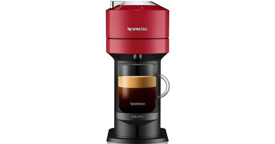 Krups Krups Nespresso Vertuo Next XN9105, Kapselmaschine rot/schwarz  rot, schwarz Krups Nespresso Vertuo Next XN9105, капсульная машина красный/черный