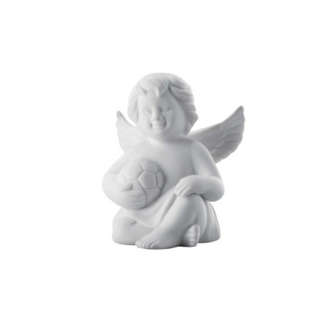 Rosenthal Rosenthal Engel mit Fussball klein weiss matt 6,5 cm Ангелочек Rosenthal с футбольным мячом маленький белый матовый 6,5 см