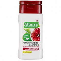 Alterra Feuchtigkeits Увлажняющий Шампунь с Био-Гранатом и Био-Алоэ Вера, 50 мл