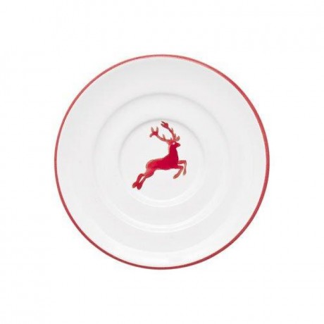 Gmundner Keramik Gmundner Keramik Rubinroter Hirsch Mokka-/Espresso-Untertasse Gourmet d: 11 cm Блюдце Gmundner Ceramics Ruby Red Deer Mocha/Espresso Gourmet d: 11 см