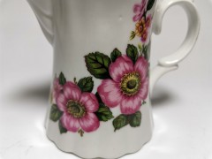 Wunsiedel Bavaria, Вунзидель Бавария Фарфоровый молочник с розовыми маками 9см х 6см, Германия 1960г.