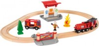 BRIO Bahn Feuerwehr Set Железнодорожный пожарный комплект