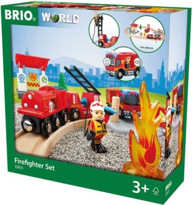 BRIO Bahn Feuerwehr Set Железнодорожный пожарный комплект