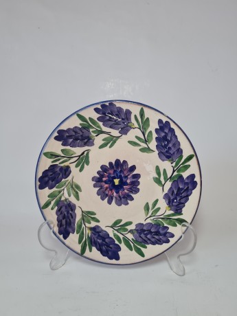 Samos Тарелка фарфоровая с синими цветами, 18 см, Германия, 1950-60гг.