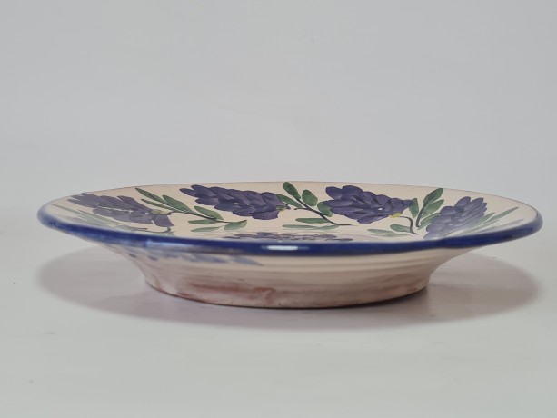 Samos Тарелка фарфоровая с синими цветами, 18 см, Германия, 1950-60гг.