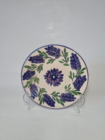 Samos Тарелка фарфоровая с синими цветами, 18 см, Германия, 1950-60гг.