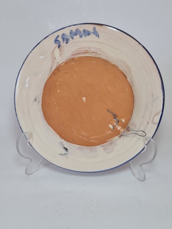 Samos Тарелка фарфоровая с синими цветами, 18 см, Германия, 1950-60гг.