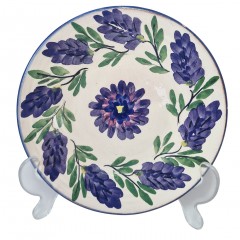 Samos Тарелка фарфоровая с синими цветами, 18 см, Германия, 1950-60гг.