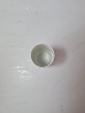 Ваза винтажная Rosenthal / Studio-Linie Ambrogio Pozzi, Otto Herbert Hajek с геометрическим рисунком в синих тонах, 5 x 8см, Германия, 1970-80гг.