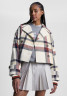 Tommy Hilfiger CHECK PEACOAT Summer jacket ecru CHECK PEACOAT Летняя куртка экрю