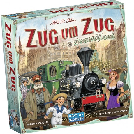 Asmodee Zug um Zug Deutschland Поезд