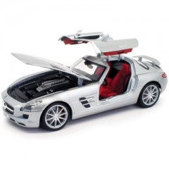 Maisto Modellauto Mercedes SLS AMG (silber Модель автомобиля Mercedes SLS AMG (серебристый