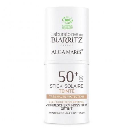 Laboratoires de Biaritz Sunscreen Stick LSF50+ getont 9g Солнцезащитный стик-стик SPF50+ тонированный 9г