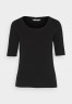 Tommy Hilfiger SLIM MODERN SCOOP Basic T-shirt black SLIM MODERN SCOOP Базовая футболка черный