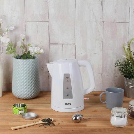 LIVOO LIVOO Wasserkocher DOD184W Weiss 1,7 Liter, 2200 W  Чайник LIVOO DOD184W белый 1,7 л, 2200 Вт