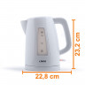 LIVOO LIVOO Wasserkocher DOD184W Weiss 1,7 Liter, 2200 W  Чайник LIVOO DOD184W белый 1,7 л, 2200 Вт