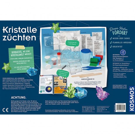 Kosmos Kristalle zuchten выращивать кристаллы