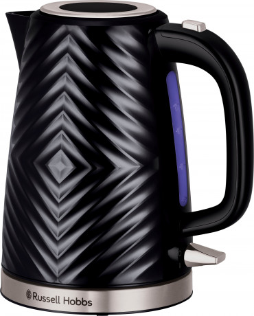 RUSSELL HOBBS RUSSELL HOBBS Wasserkocher Groove 26380-70, schwarz, 1,7 l, 2.400 Watt, 1,7 l, 2400 W  Чайник RUSSELL HOBBS Groove 26380-70, черный, 1,7 л, 2400 Вт, 1,7 л, 2400 Вт